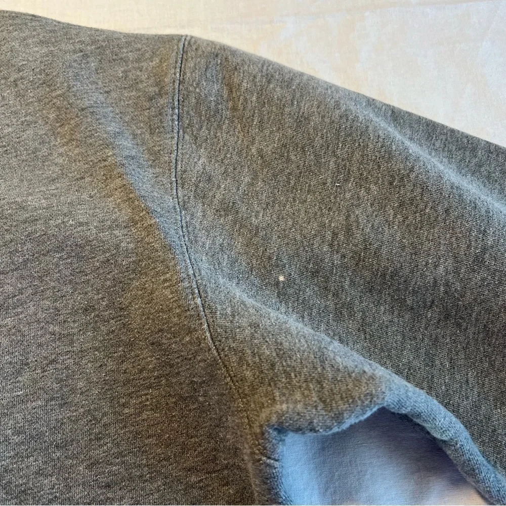 Abercrombie‎ & Fitch Sz Large Vintage Grey Sweatshirt - Picture 6 of 7